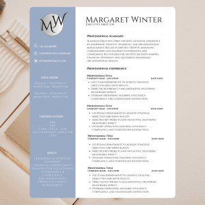 Executive Director Resume