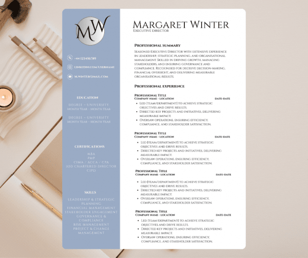 Executive Director Resume
