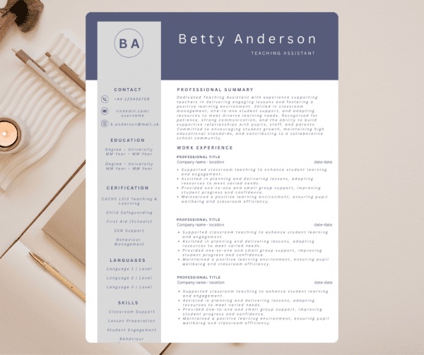 Teaching Assistant Resume