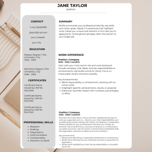 Canva cv