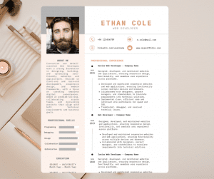 Entry-level CV for Web Developer