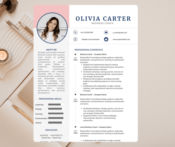 Business Coach Resume